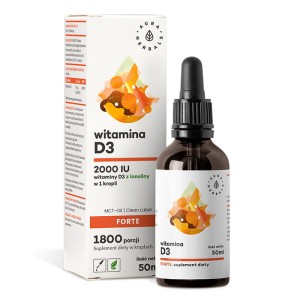 Aura Herbals Witamina D3 FORTE 2000 iu krople 50ml