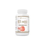 Progress Labs Naturalna Witamina D3 Forte 2000iu 50mcg 120 kaps. z lanoliny
