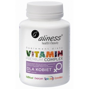 Aliness Vitamin premium complex dla kobiet 120 tabl. 