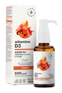 Aura Herbals Witamina D3 FORTE 4000 iu krople 50ml