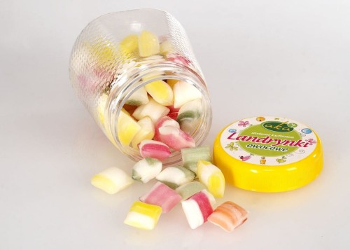 Landrynki ksylitolowe owocowe bez cukru słoik 160g AKA