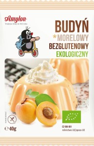 AMYLON Budyń morelowy bezglutenowy BIO 40g