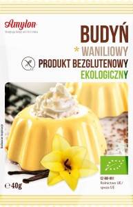 AMYLON Budyń waniliowy bezglutenowy BIO 40g