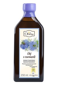 OLVITA Olej z czarnuszki zimnotłoczony 250ml (Egipt)