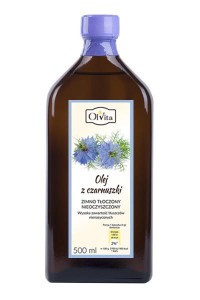 OLVITA Olej z czarnuszki zimnotłoczony 500ml (Egipt)