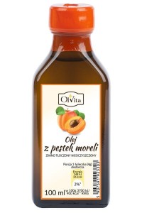 OLVITA Olej z pestek moreli zimnotłoczony 100ml