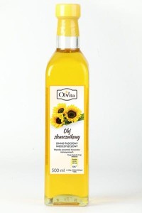OLVITA Olej słonecznikowy zimnotłoczony 500ml