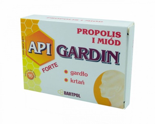 API-GARDIN propolis + miód 16past. BARTPOL
