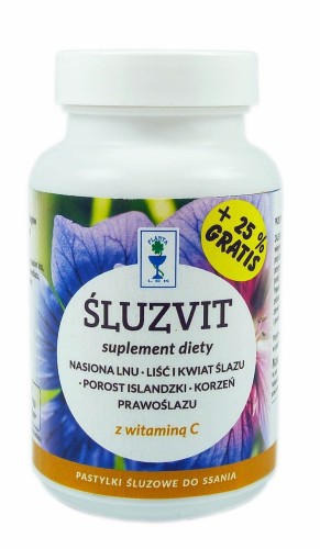 Śluzvit pastylki SŁOIK 80g + 25% gratis PLANTA-LEK