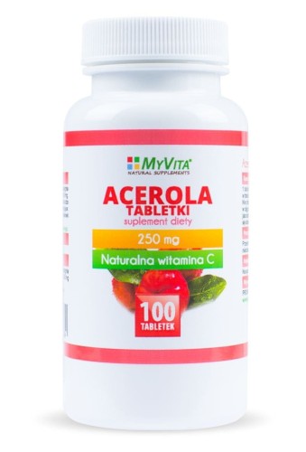 MyVita Acerola 250mg, 100tabl.
