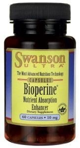 SWANSON Bioperine 10mg, 60kaps.
