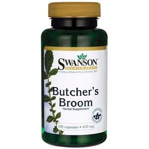 SWANSON Butcher's broom 470mg, 100kap. - Ruszczyk kolczasty