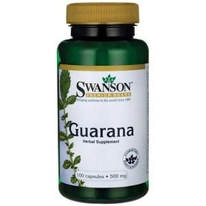 SWANSON Guarana 500mg 100kaps.