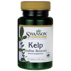 SWANSON Kelp 225mcg jodu, 250tabl.