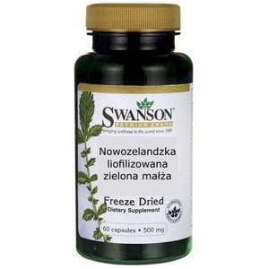 SWANSON Nowozelandzka liofilizowana zielona małża 500mg, 60kaps.