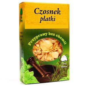Czosnek płatki 40g DARY NATURY