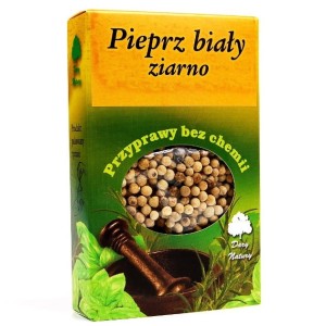 Pieprz biały ziarnisty 30g DARY NATURY