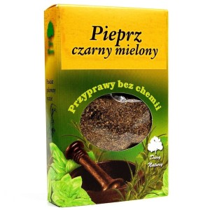 Pieprz czarny mielony 50g DARY NATURY
