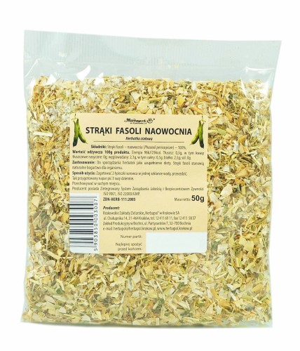 Fasola strąki naowocnia 50g HERBAPOL KRAKÓW
