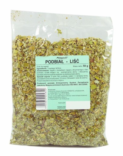 Podbiał liść 50g HERBAPOL KRAKÓW
