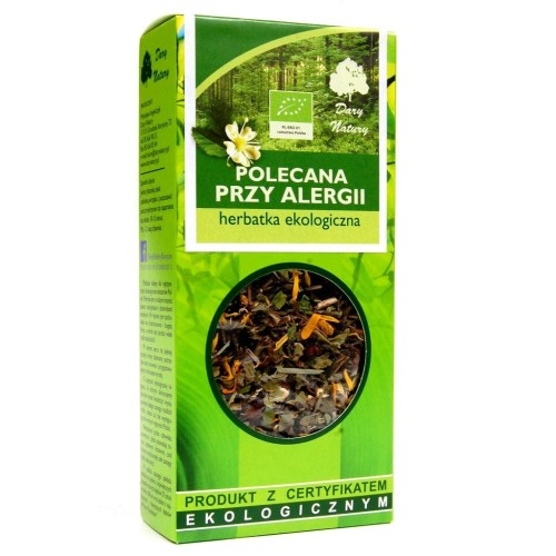 Herbatka Polecana przy alergii BIO 50g DARY NATURY