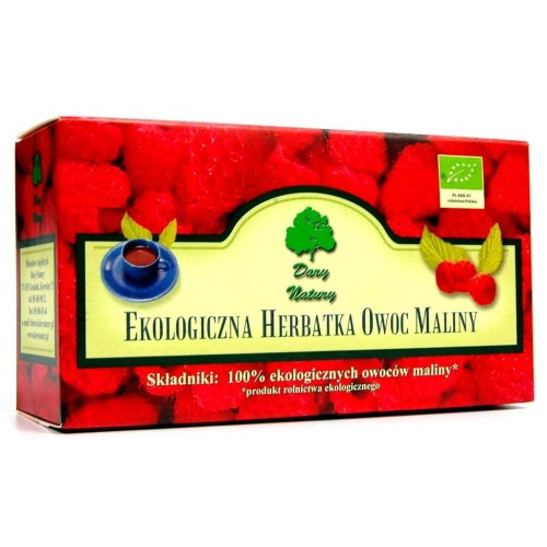 Herbatka Malina owoc 100% BIO 25*3g DARY NATURY