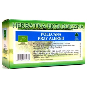 Herbatka Polecana przy alergii fix BIO 25*2g DARY NATURY