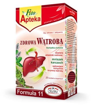 F11 Zdrowa wątroba herbata 20*2g MALWA