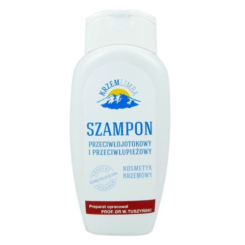 Szampon krzemowy przeciwłojotokowy i przeciwłupieżowy 250ml KRZEMLIMBA