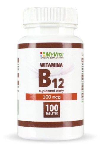 MyVita Witamina B12 100mcg, 100tabl.