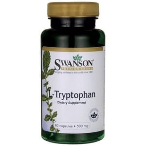 SWANSON L-Tryptofan 500mg, 60kaps.