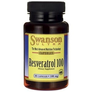 SWANSON Resveratrol 100mg, 30kaps. - Resweratrol