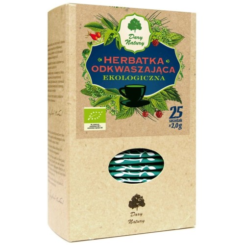 Herbatka Odkwaszająca fix BIO 25*2g DARY NATURY