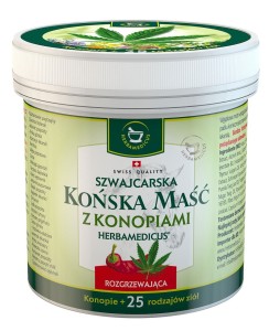 SWISSMEDICUS Końska maść z Konopiami rozgrzewająca 250ml