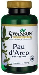SWANSON Pau d'Arco 500mg, 100kaps.