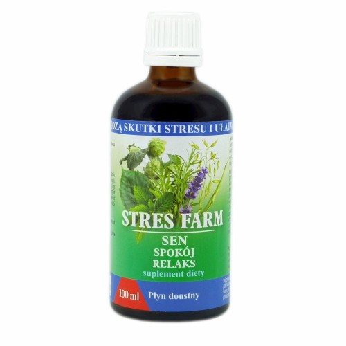 Stres Farm płyn doustny 100ml (sen, spokój, relaks) INVENT FARM