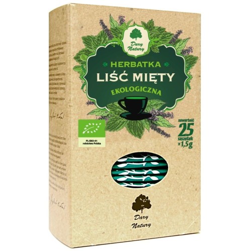 Mięta liść fix BIO 25*1,5g DARY NATURY