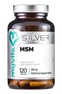 SILVER MSM 600mg, 120kaps. MyVita