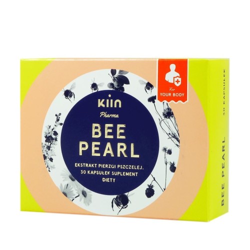Bee Pearl - ekstrakt z pierzgi pszczelej 30kaps. KIIN PHARMA