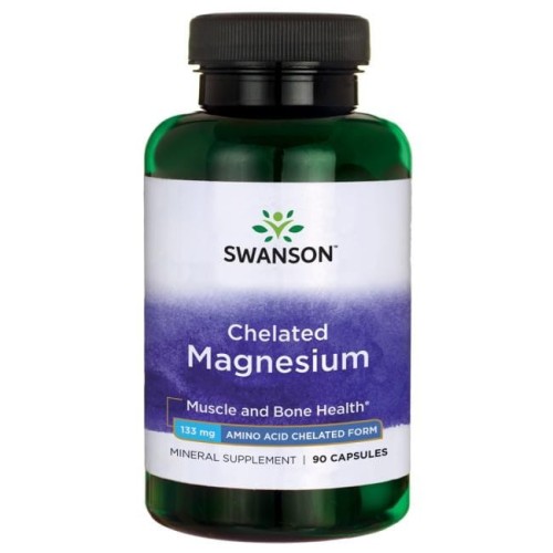 SWANSON Albion Chelat Magnezu 133mg, 90kaps.