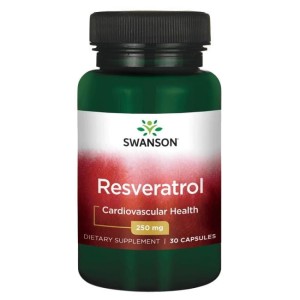 SWANSON Resveratrol 250mg, 30kaps. - Resweratrol