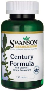 SWANSON Century Formula Multi with Iron 130tabl. - Multi Vitamin & Mineral Supplement