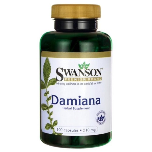 SWANSON Damiana 510mg, 100kaps.
