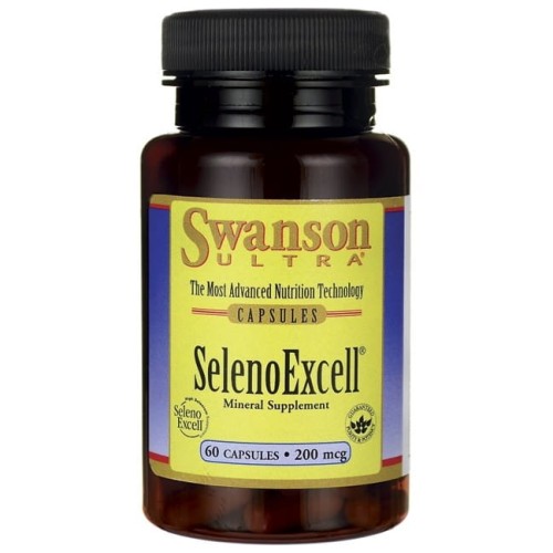 SWANSON SelenoExcell 200mcg, 60 kaps.