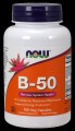 NOW FOODS Witamina B-50, 100vcaps. - Kompleks Witaminy B
