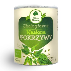 Nasiona pokrzywy BIO 50g DARY NATURY