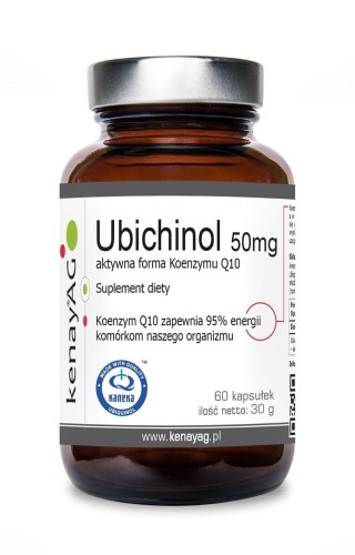 KENAY Ubichinol 50mg, 60kaps. - aktywny Koenzym Q10