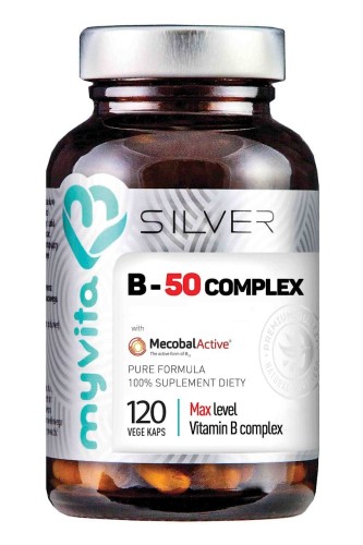 SILVER Witamina B-50 Complex MAX 120kaps. MyVita