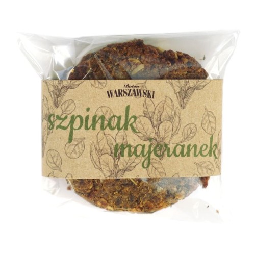 CIASTKO WARSZAWSKIE Szpinak i majeranek 60g