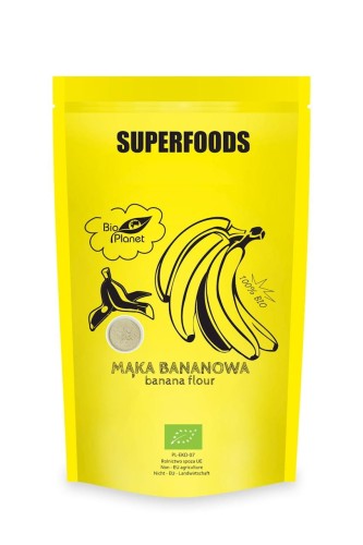 SUPERFOODS Mąka bananowa BIO 200g BIO PLANET